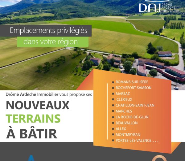 Nouveaux terrains constructibles